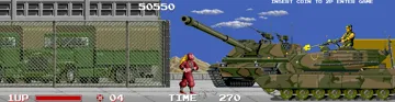 The Ninja Warriors (World) screen shot game playing